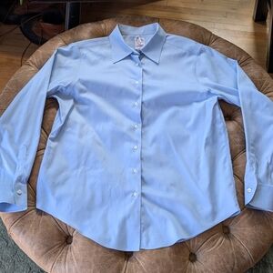 Brooks Brothers Light Blue Oxford Button-Down Shirt Size 12 Medium